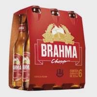 Cerveja Brahma Long Neck 355ml (Caixa com 24)