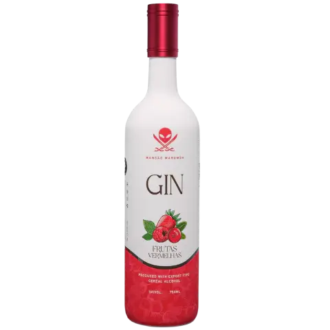 Gin Frutas Vermelhas 750mL (6 unidades) - Gelado